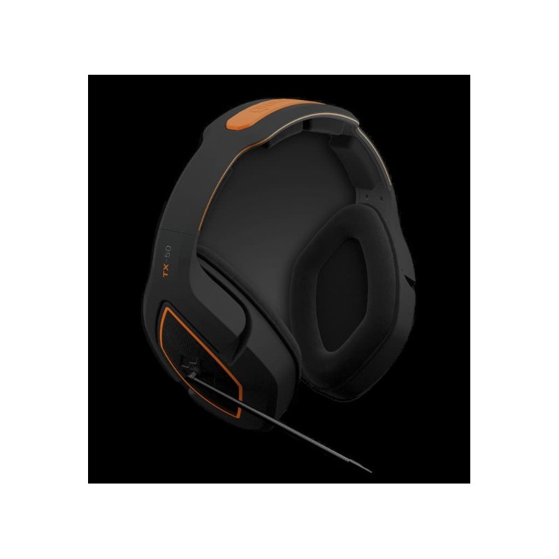 Gioteck TX 50 Headset Wired Head band Gaming Black Orange