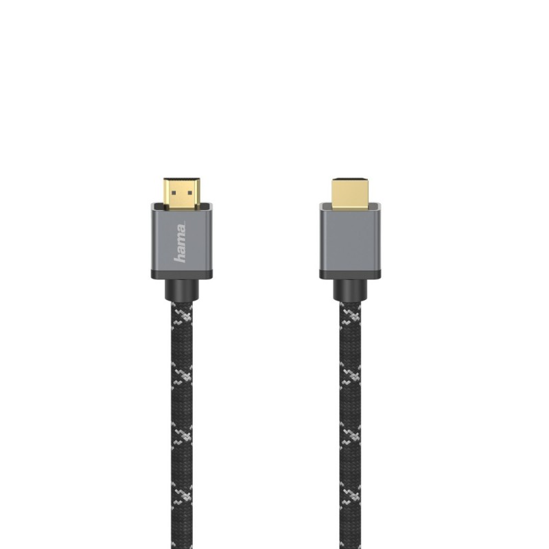 Hama 00205240 HDMI-Kabel 3 m HDMI Typ A (Standard) Schwarz, Grau