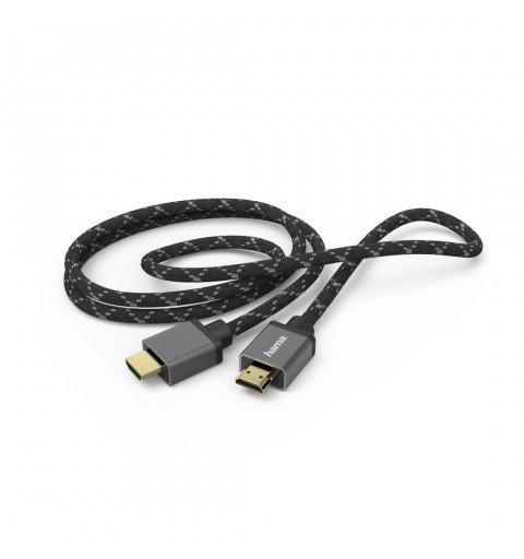 Hama 00205240 cable HDMI 3 m HDMI tipo A (Estándar) Negro, Gris