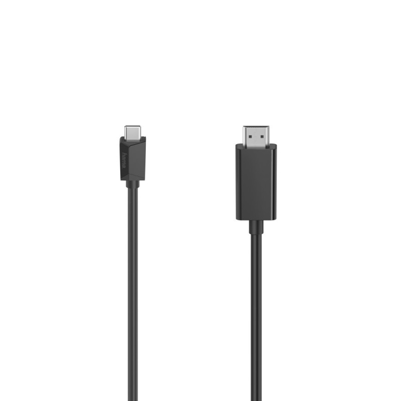 Hama 00200718 cable USB 1,5 m USB C HDMI tipo A (Estándar) Negro