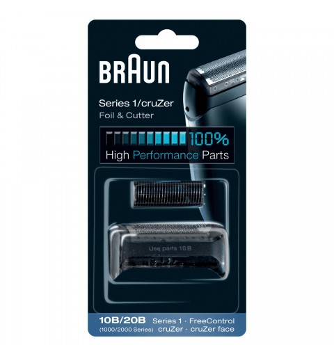 Braun Series 1 10B Electric Shaver Head Replacement Cassette – Black