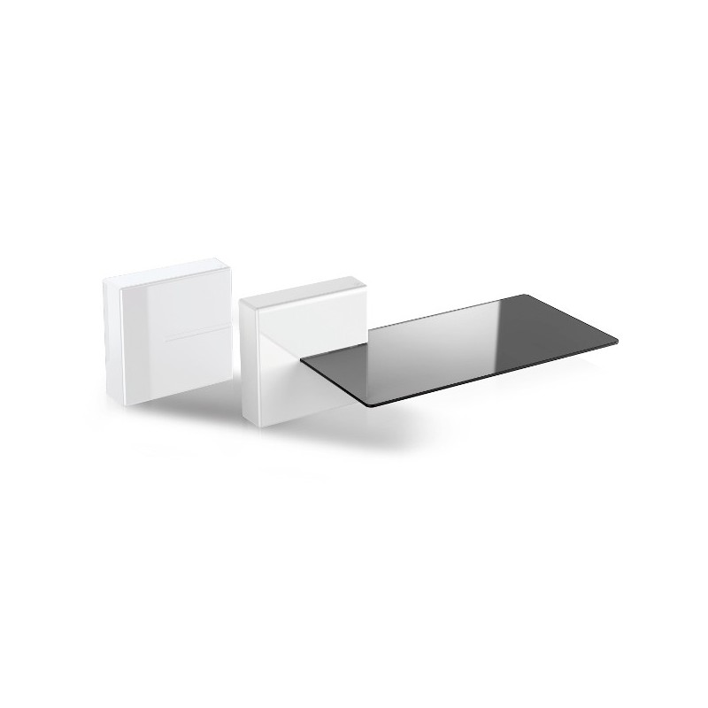 Meliconi 480522 BA shelve Modular shelf Wall mounted ABS synthetics, Tempered glass White