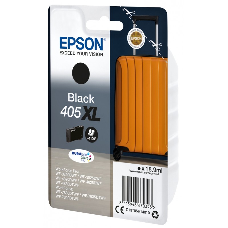 Epson 405XL ink cartridge 1 pc(s) Original High (XL) Yield Black