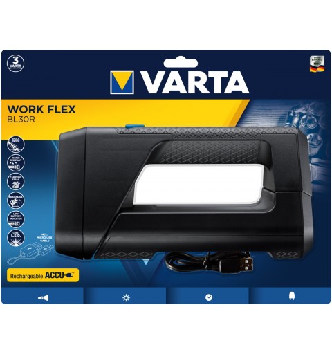 Varta Work Flex Negro Linterna de mano LED