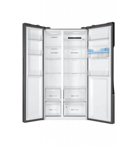 Haier SBS 90 Serie 3 HSR3918EWPG frigo américain Autoportante 521 L E Argent