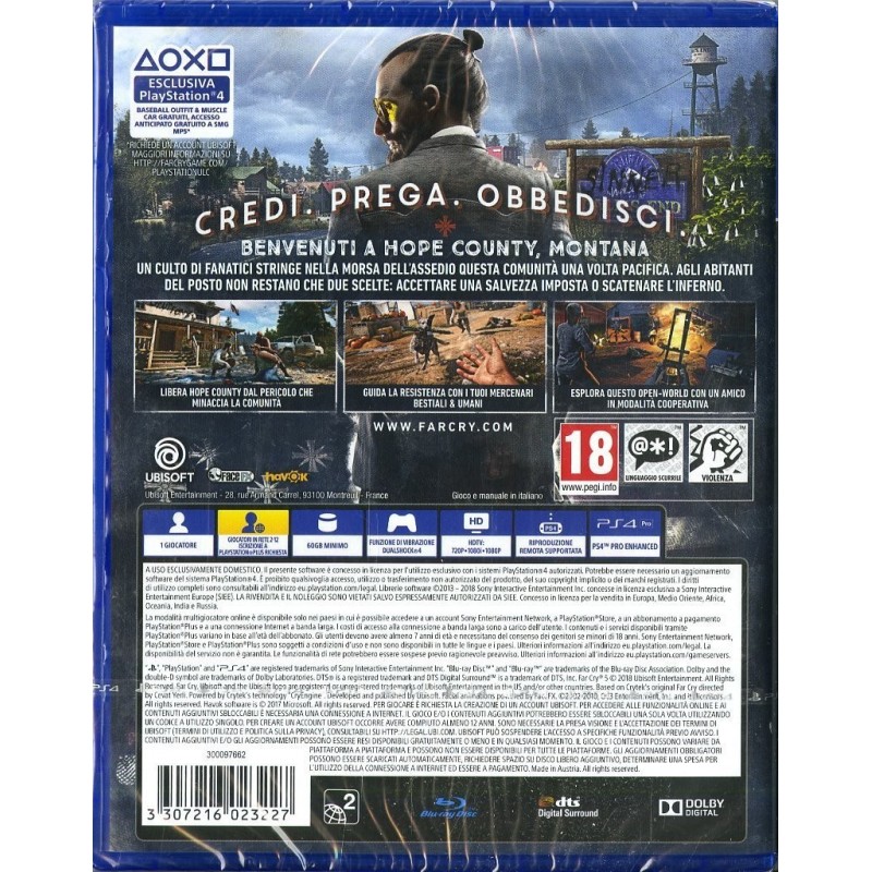 Ubisoft Far Cry 5, PS4 Standard Mehrsprachig PlayStation 4