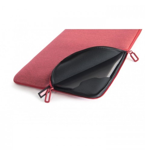 Tucano Mélange Second Skin notebook case 39.6 cm (15.6") Sleeve case Red