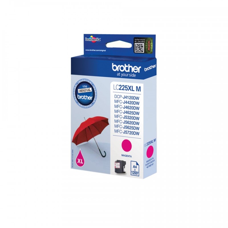 Brother LC-225XLM ink cartridge 1 pc(s) Original Magenta