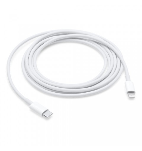 Apple MQGH2ZM A lightning cable 2 m White