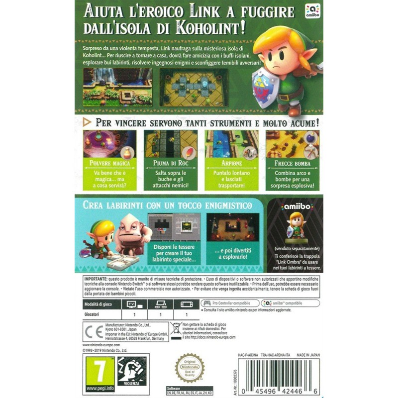 Nintendo The Legend of Zelda Link's Awakening (SWI) Standard Nintendo Switch