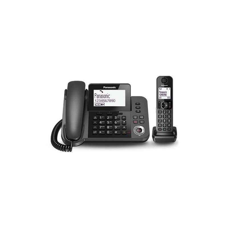 Panasonic KX-TGF320E Telefon DECT-Telefon Anrufer-Identifikation Schwarz