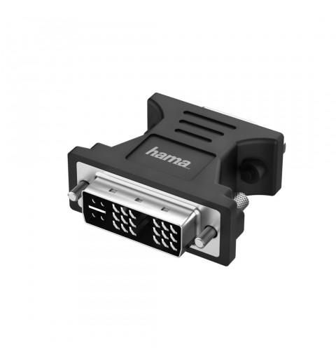 Hama 00200340 câble vidéo et adaptateur DVI-I VGA (D-Sub) Noir