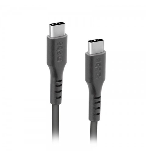 SBS TECABLETCC20K câble USB 1,5 m USB 2.0 USB C Noir