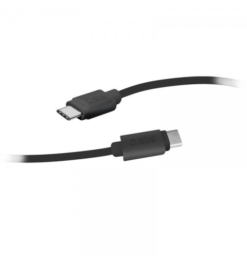 SBS TECABLETCC20K câble USB 1,5 m USB 2.0 USB C Noir