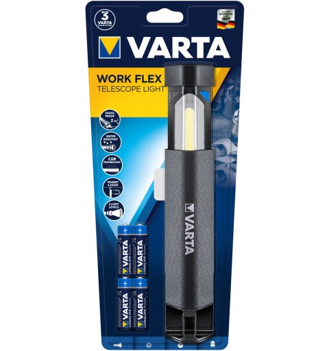 Varta Work Flex LED Schwarz