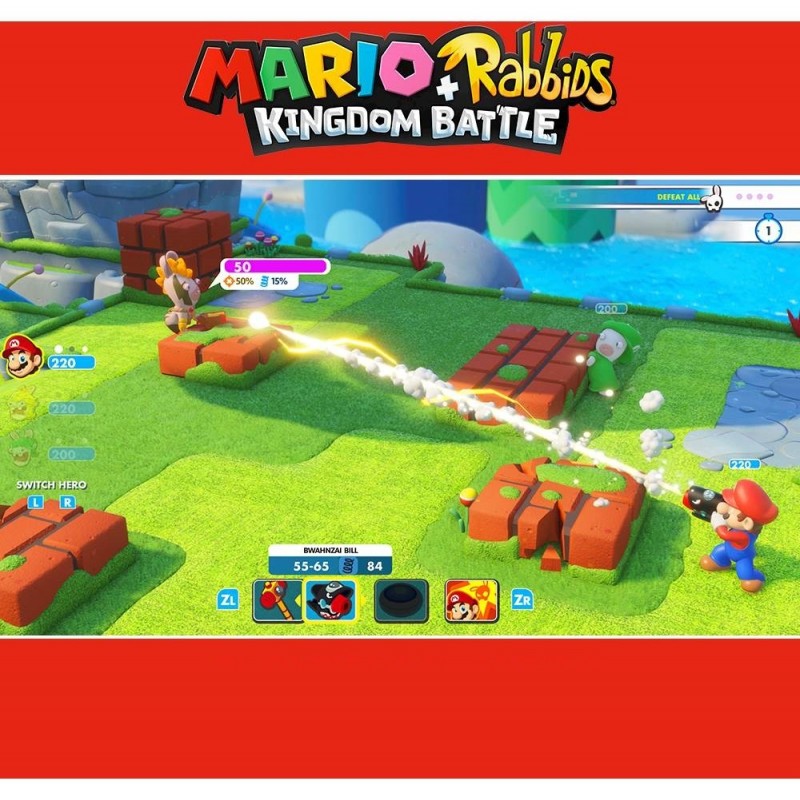 Ubisoft Mario + Rabbids Kingdom Battle Estándar Inglés, Italiano Nintendo Switch