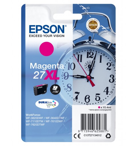 Epson Alarm clock Cartouche "Réveil" 27XL - Encre DURABrite Ultra M