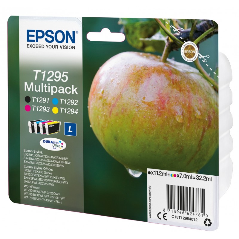 Epson Apple Multipack T1295 4 colores (etiqueta RF)