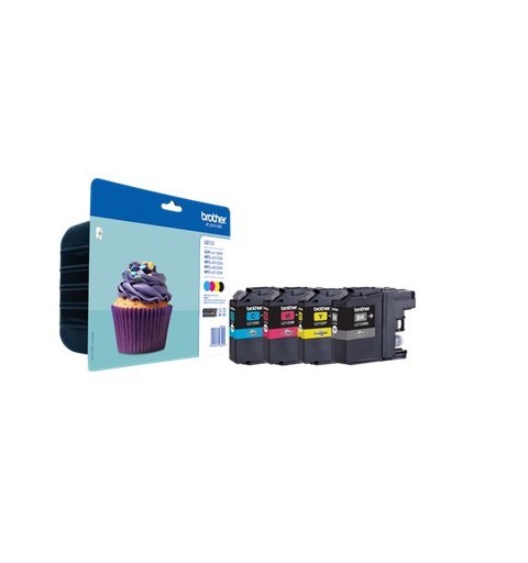 Brother LC-123VALBP ink cartridge 4 pc(s) Original Black, Cyan, Magenta, Yellow