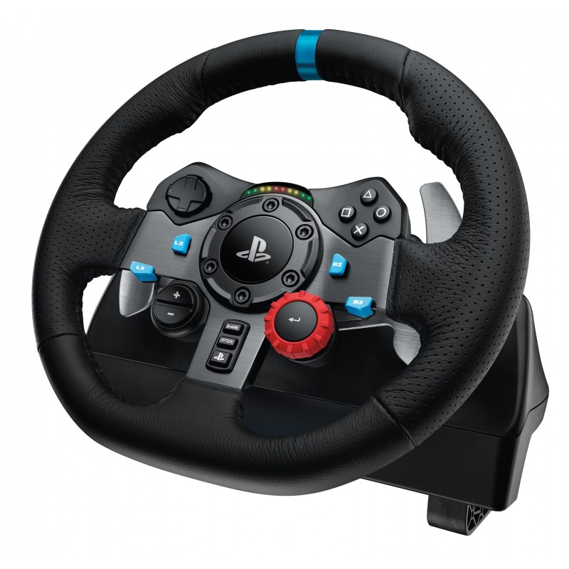 Logitech G G29 Driving Force Racing Wheel for PlayStation®5 and PlayStation®4 Black USB 2.0 Steering wheel + Pedals Analogue