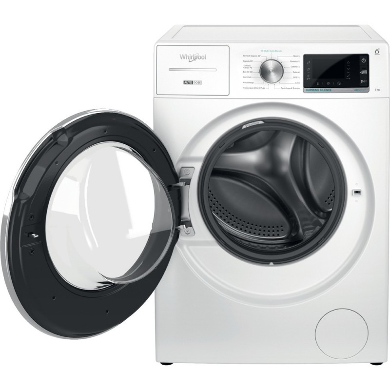 Whirlpool W8 W946WR IT lavatrice Caricamento frontale 9 kg 1400 Giri min A Bianco