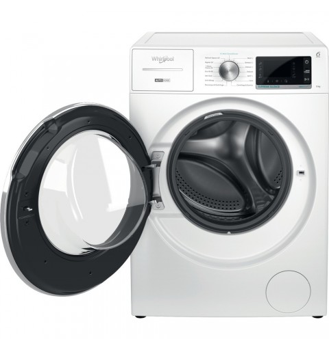 Whirlpool W8 W946WR IT machine à laver Charge avant 9 kg 1400 tr min A Blanc