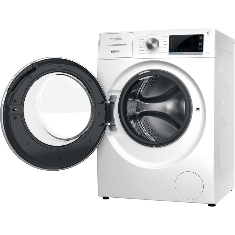 Whirlpool W8 W946WR IT machine à laver Charge avant 9 kg 1400 tr min A Blanc