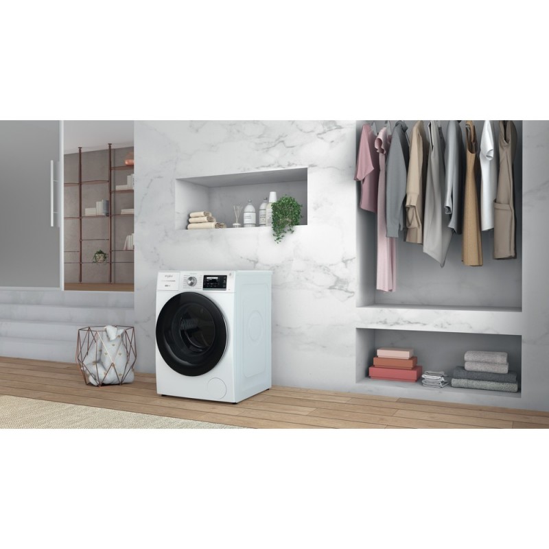 Whirlpool W8 W946WR IT machine à laver Charge avant 9 kg 1400 tr min A Blanc