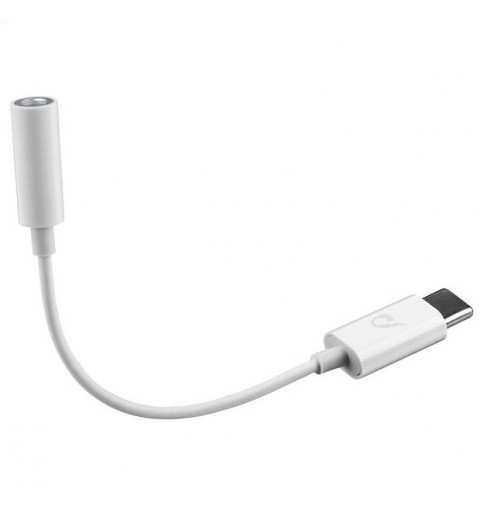 Cellularline MUSICENABLERTYPECW Audio-Kabel 0,15 m USB C 3.5mm Weiß