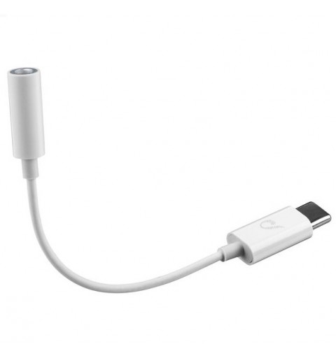 Cellularline MUSICENABLERTYPECW câble audio 0,15 m USB C 3,5mm Blanc