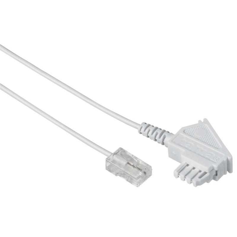 Hama 00040689 cable de señal 6 m Blanco