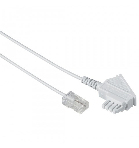 Hama 00040689 cable de señal 6 m Blanco