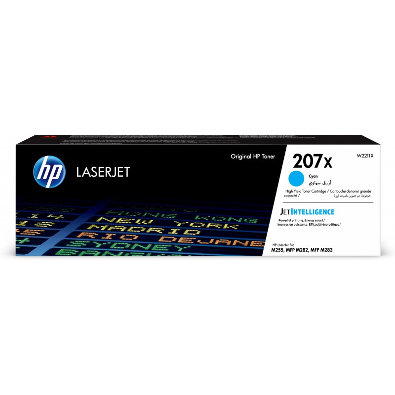 HP 207X Cyan Original LaserJet Tonerkartusche mit hoher Reichweite