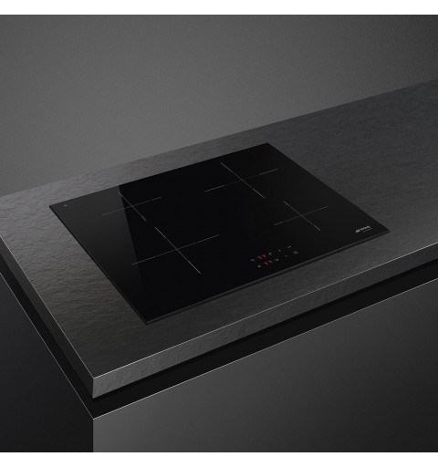 Smeg Universal SI2641D hobs Negro Integrado 60 cm Con placa de inducción 4 zona(s)