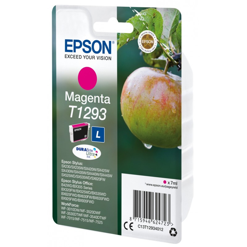 Epson Apple Singlepack Magenta T1293 DURABrite Ultra Ink