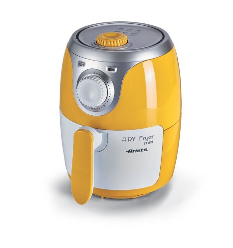 Ariete Airy fryer mini Single 2 L Stand-alone 1000 W Hot air fryer Silver, White, Yellow