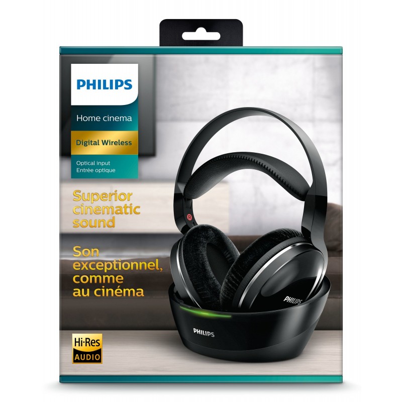 Philips Casque sans fil pour téléviseur SHD8850 12