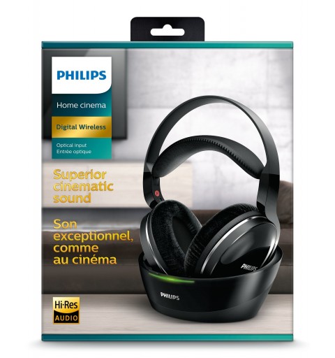 Philips Auriculares inalámbricos para TV SHD8850 12