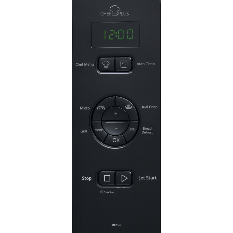 Whirlpool MCP 345 BL Comptoir Micro-onde combiné 25 L 800 W Noir