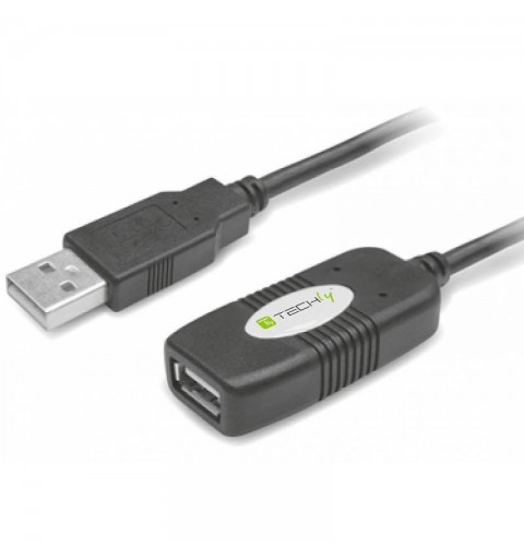 Techly Active Extension Cable USB 2.0 Hi-Speed 10m IUSB-REP10TY