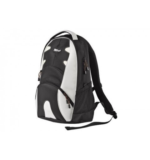 Trust 15.4" Urban Revolution Backpack - Black Grey maletines para portátil 39,1 cm (15.4") Funda tipo mochila