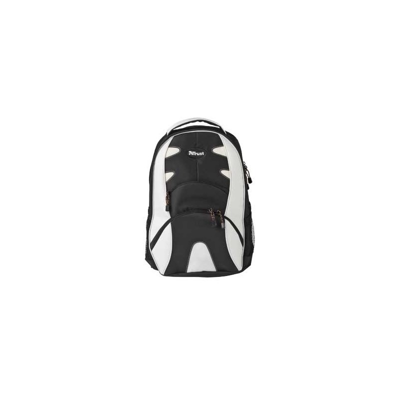 Trust 15.4" Urban Revolution Backpack - Black Grey borsa per notebook 39,1 cm (15.4") Zaino