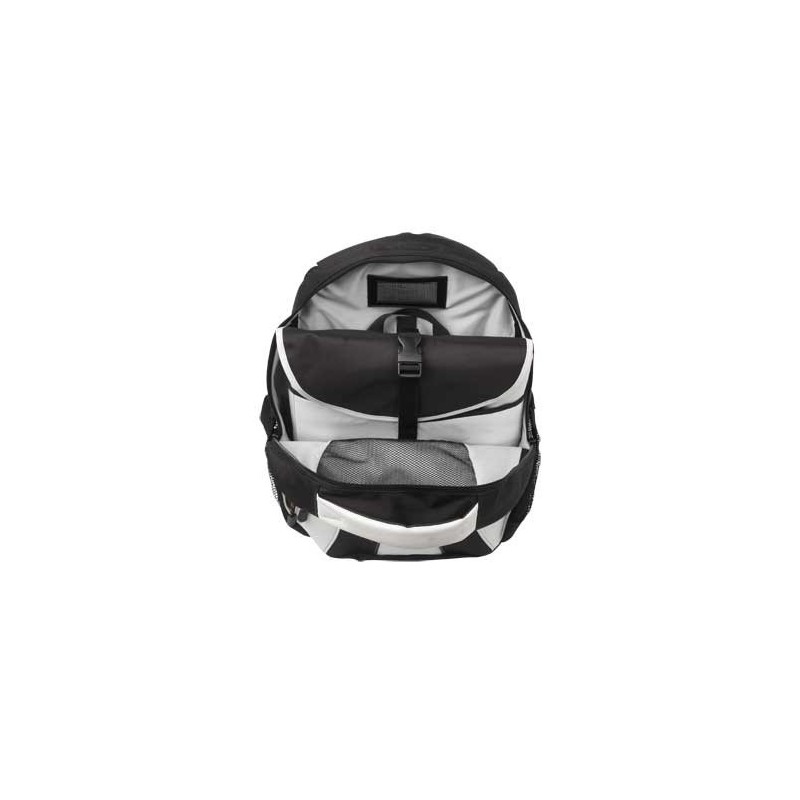 Trust 15.4" Urban Revolution Backpack - Black Grey maletines para portátil 39,1 cm (15.4") Funda tipo mochila