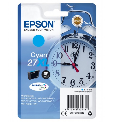 Epson Alarm clock Cartouche "Réveil" 27XL - Encre DURABrite Ultra C