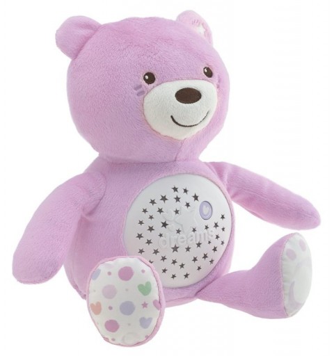 Chicco Ourson Projecteur Baby Bear Rose