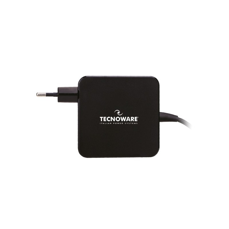 Tecnoware FAU17563 adaptador e inversor de corriente Interior 65 W Negro