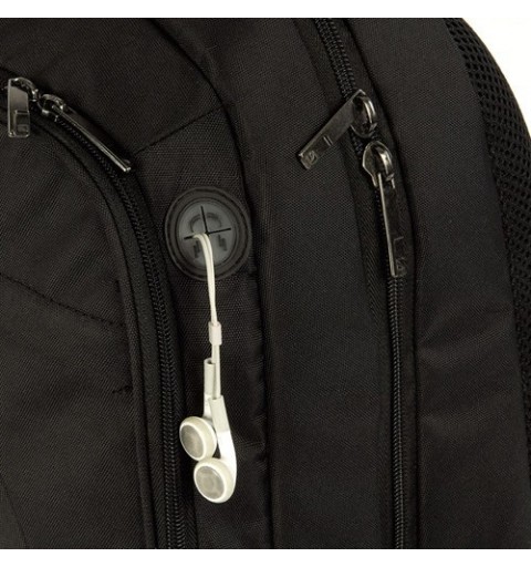 Tucano Lato sacoche d'ordinateurs portables 43,2 cm (17") Étui sac à dos Noir