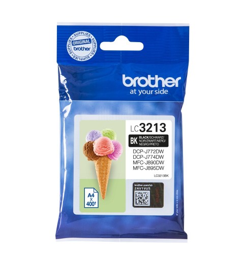 Brother LC-3213BK cartucho de tinta Original Alto rendimiento (XL) Negro