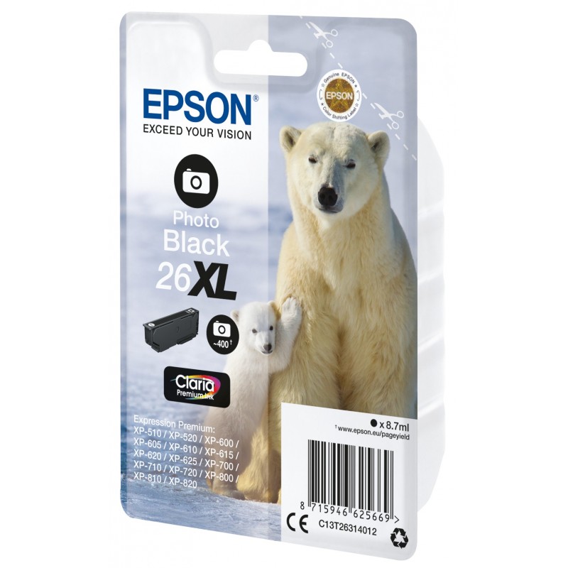 Epson Polar bear Cartouche "Ours Polaire" - Encre Claria Premium N Photo (XL)