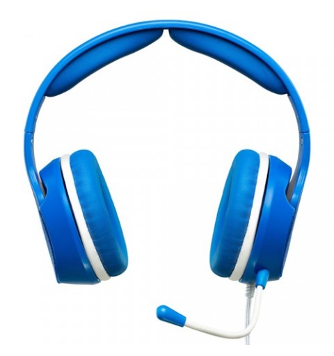 Qubick ACMU0045 auricular y casco Auriculares Alámbrico Diadema Juego Azul